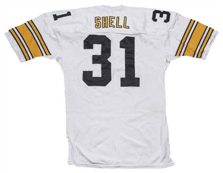 1982 Donnie Shell Game Used Pittsburgh Steelers Road Jersey (Shell LOA)
